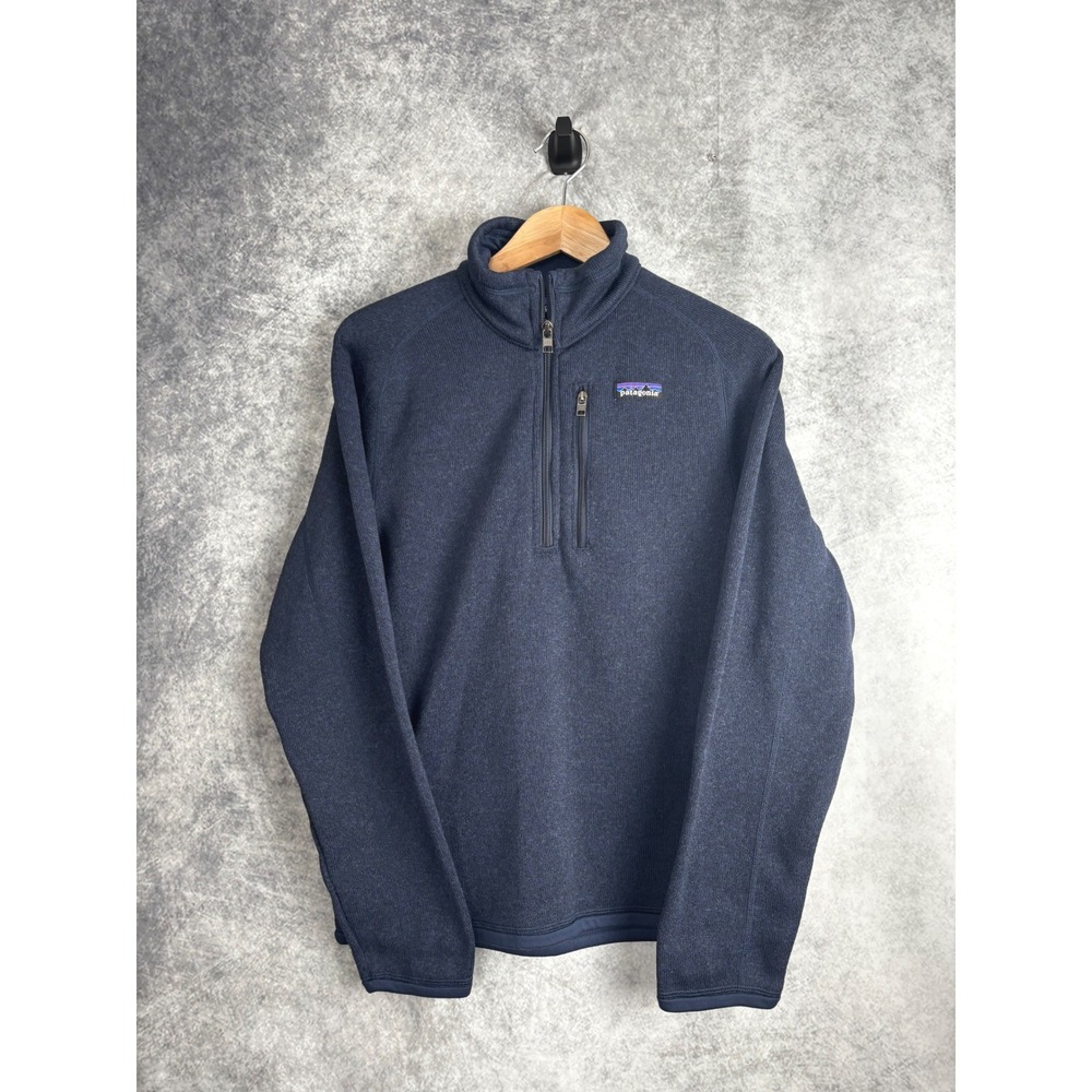 Patagonia Men's 1/4 Quarter Zip Better Sweater in New Navy Size XS